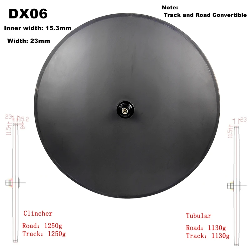 

BIKEDOC DX06 700C Ширина 23 мм Карбоновые дисковые колеса для шоссейных/гусеничных/фиксированных карбоновых велосипедных колес 3k/12k Дорожные или гусеничные колеса-трансформеры