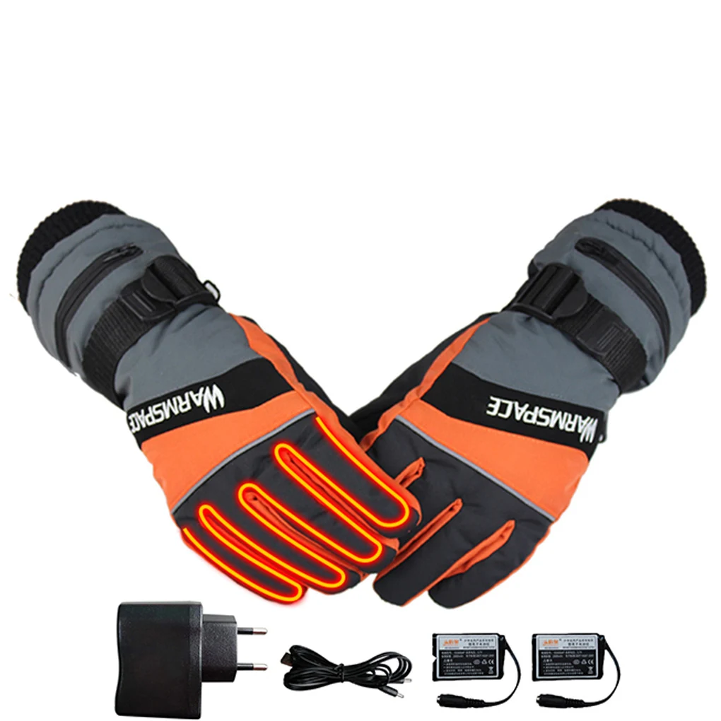 

1 пара женских и мужских USB-грелок для рук, перезаряжаемые перчатки с подогревом, теплые перчатки с постоянной температурой, вилка стандарта США