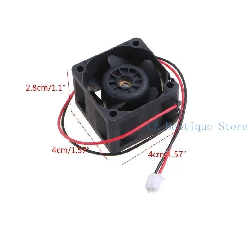 Potente ventilador refrigeración 40mm 14000r para AVC 4028 12V 1A FFB0412UHN ventiladores servidor velocidad 40x40x28mm rodamiento bolas doble 2 pines