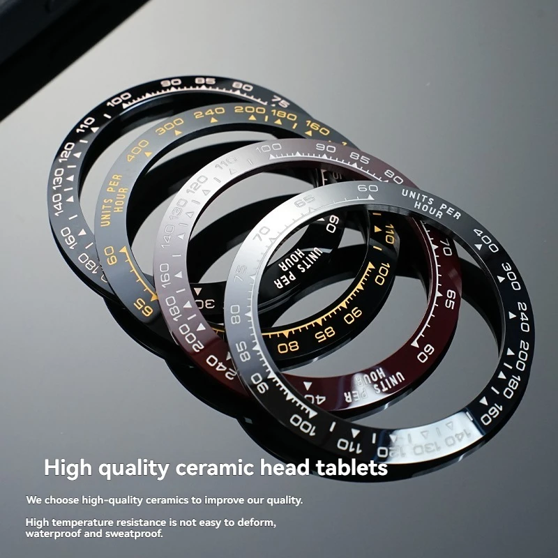 Accesorios de reloj para Rolex 116500 Cosmic series Daytona anillo de escala de cerámica 39,3x31,4mm boca de anillo exterior digital 38,5*30,5mm