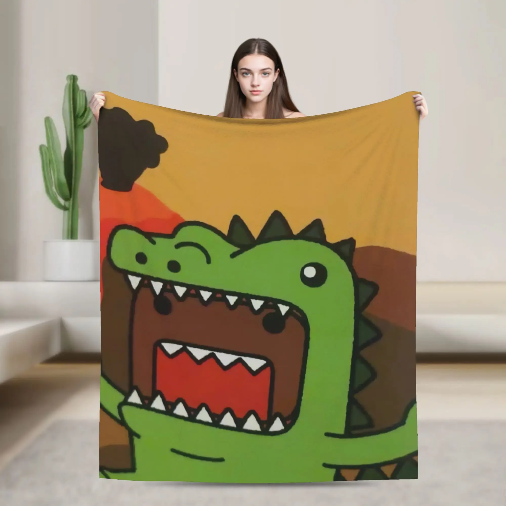 Domo Kun Blanket Super Soft Warm  Throw Blankets for Bed 50x60 Inch Multi-size Bedspread
