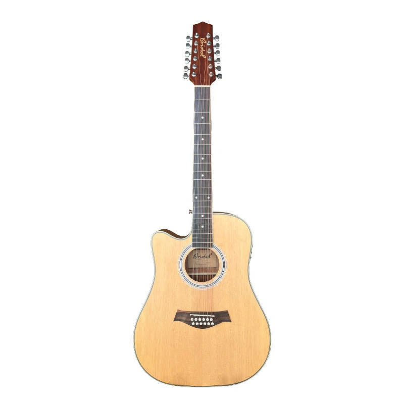 

aiersi 12 string guitar for left handers 12 string Electric Acoustic Guitar with Pickup string instrument