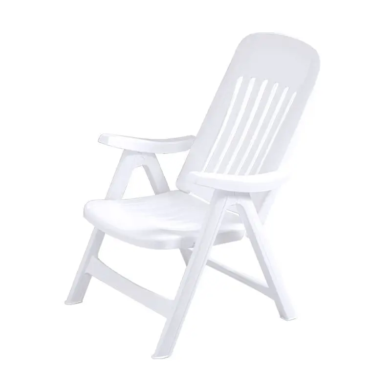 Thickened and enlarged backrest chairs, leisure chairs, plastic high back armchairs, beach chairs with adjustable headrests