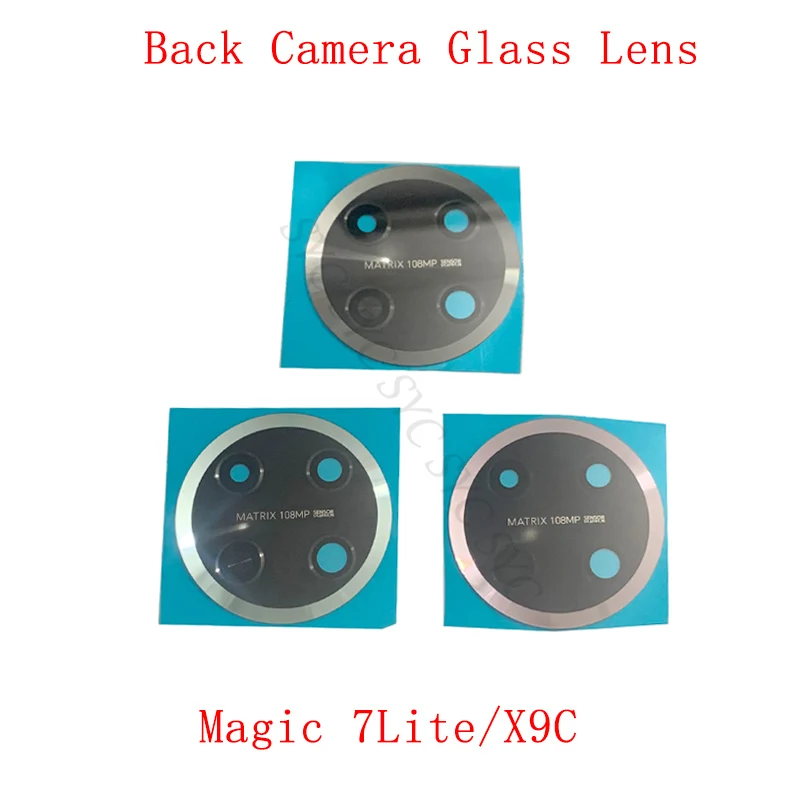 

2 шт. стекло объектива задней камеры для Honor Magic 7 Lite X9C стекло объектива задней камеры запасные части