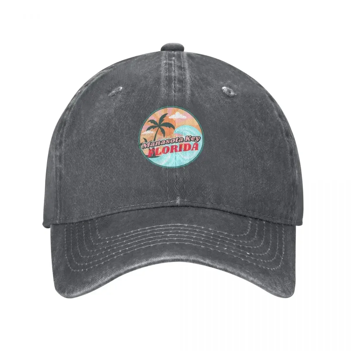 Manasota Key for people who like beach vacations, surfing, sand ocean shores and sea sides Baseball Cap