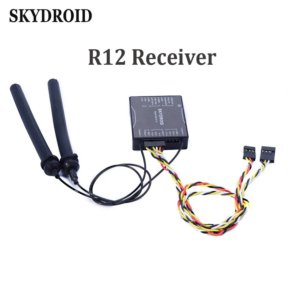 

Приемник Skydroid R12 RX/SG12-RX T12 приемник с дистанционным управлением для радиопередатчика T12