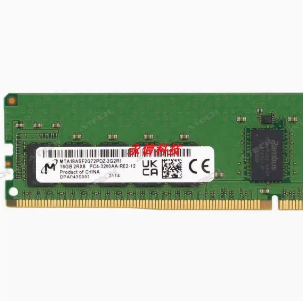 

(New original) MTA18ASF2G72PDZ-3G2R1 16G 2RX8 PC4-3200AA ECC REG Server memory