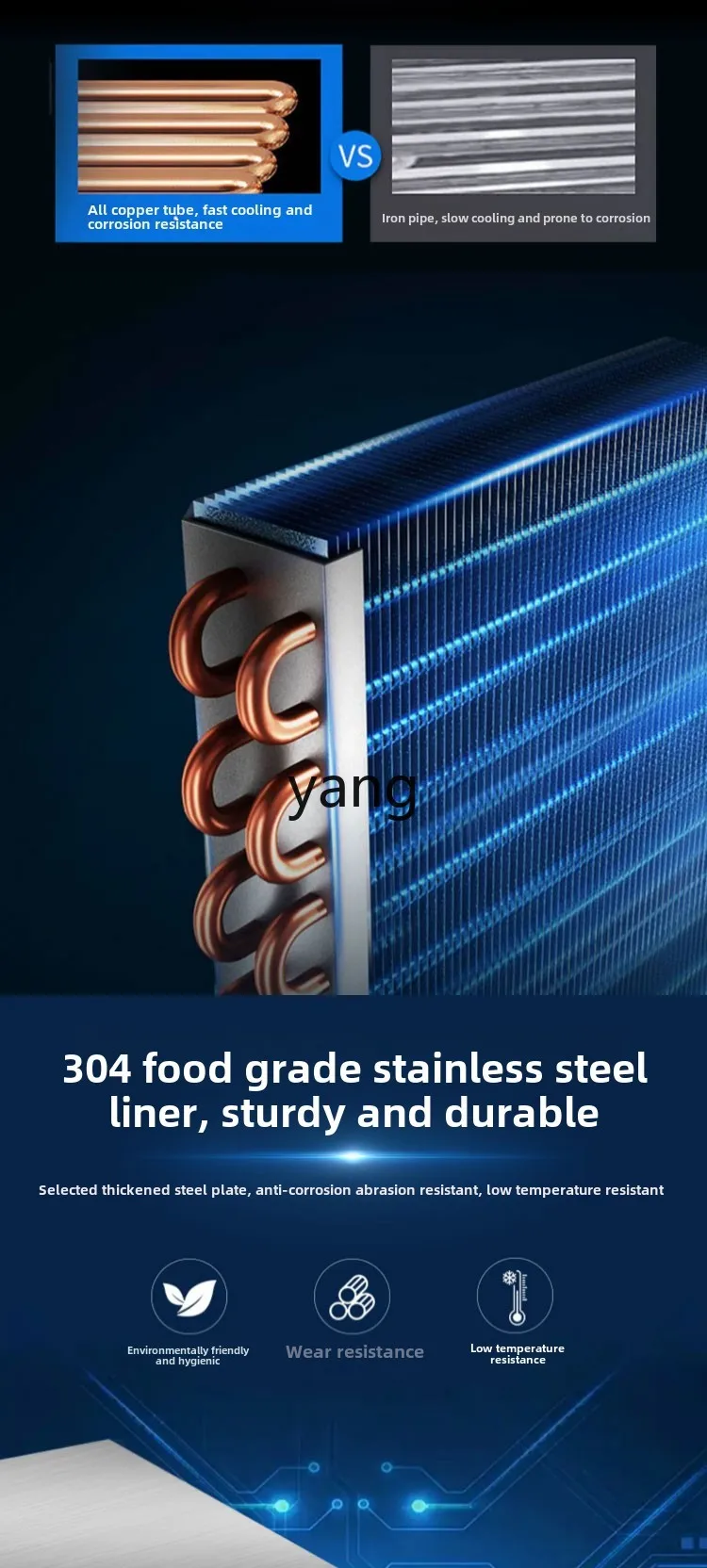 Lh minus 60 graden -70 graden tonijn zeevruchten cryogene snel ingevroren -