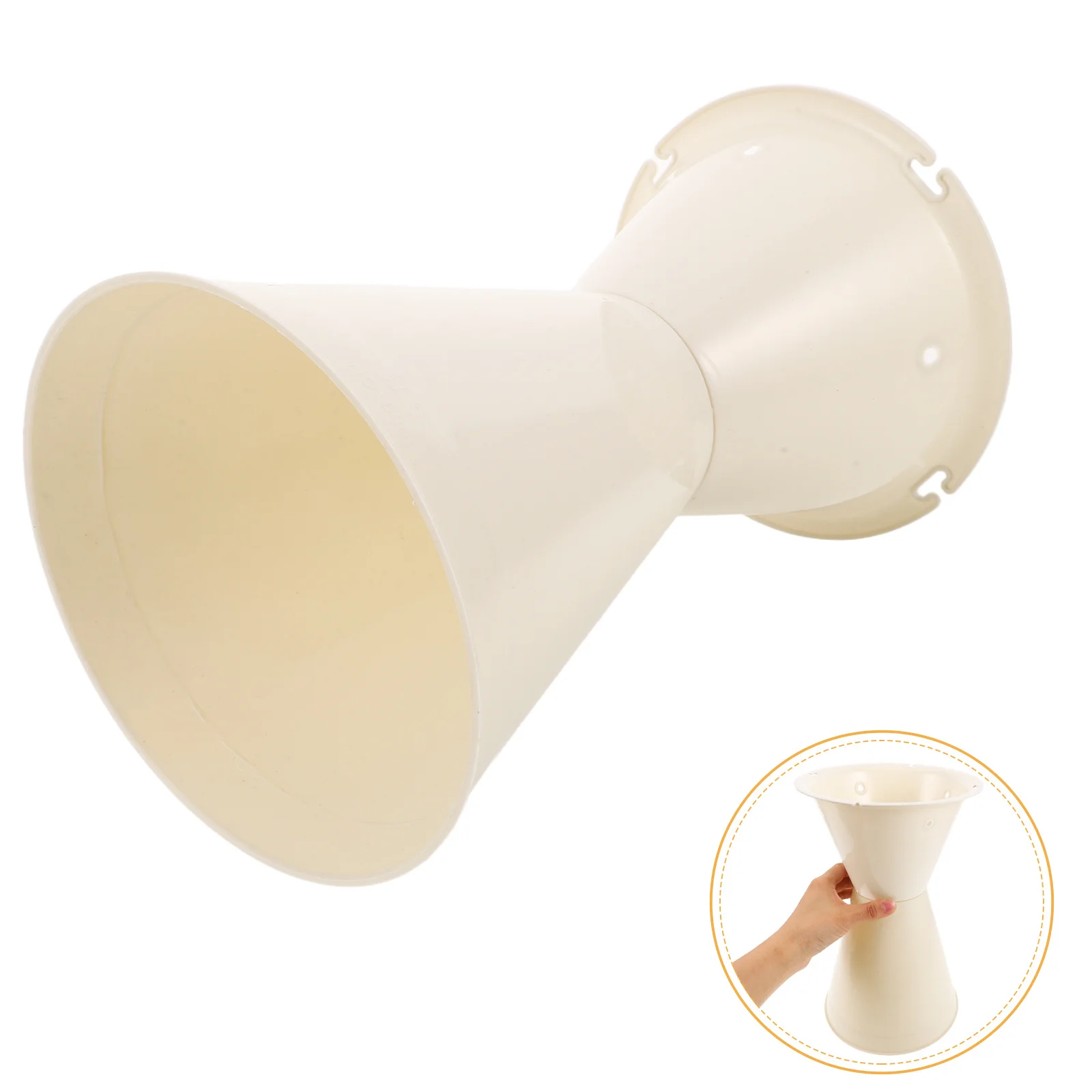 

10pcs Mini Bouquet Holder Compact Floral Tool With Stable Base Support Plastic Flower Vase Liner For Packaging Transportation