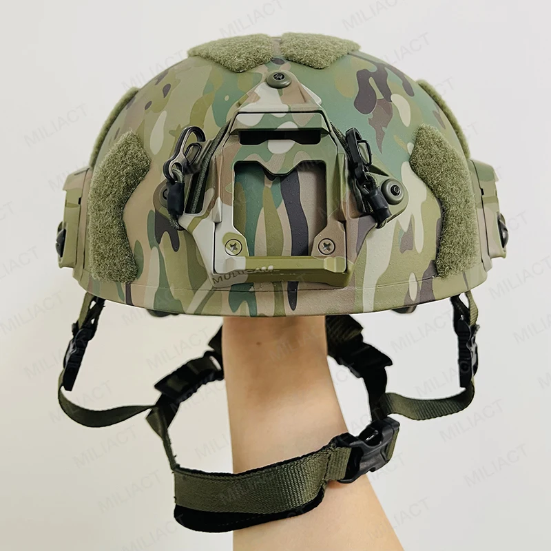 Imagem -03 - Capacete Tático Fast sf Aramid Capacete Nij Iiia mc cp Atfg Camuflagem Multicam Capacete Marítimo com Sistema Wendy