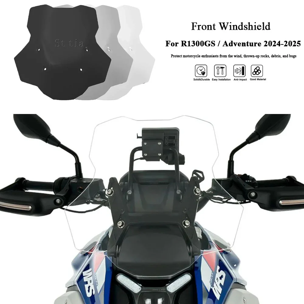 

R1300GS 2025 New Windscreen For BMW R 1300GS R1300 GS Adventure ADV 2024 Motorcycle Front Windshield Wind Deflectors Fairing
