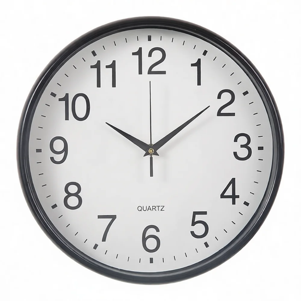 Modern Minimalist Wall Clock Silent Round Hanging Timepiece For Living Room Office Kitchen Decor Home Interior Decoration