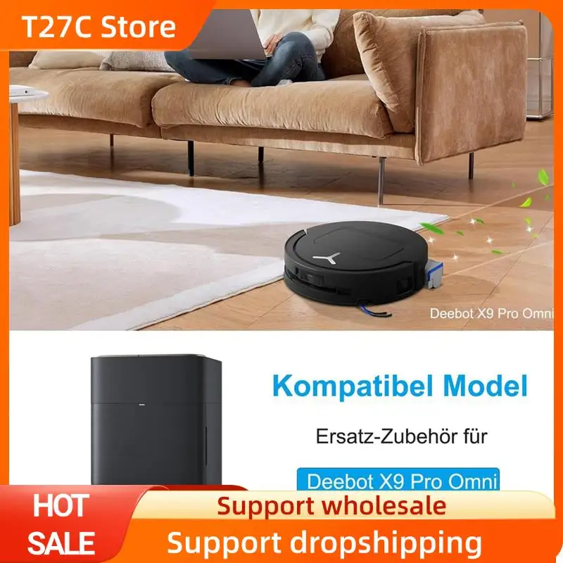 ملحقات T27C لقطع غيار المكنسة الكهربائية Ecovacs Deebot X9 PRO Omni