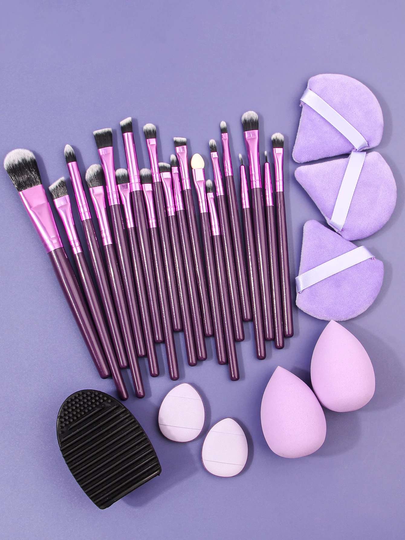 20 PCS Makeup Brush Set Eye Shadow Brush Set Foundation Brush Beauty Tools Super Soft Man-made Fibers Full Set