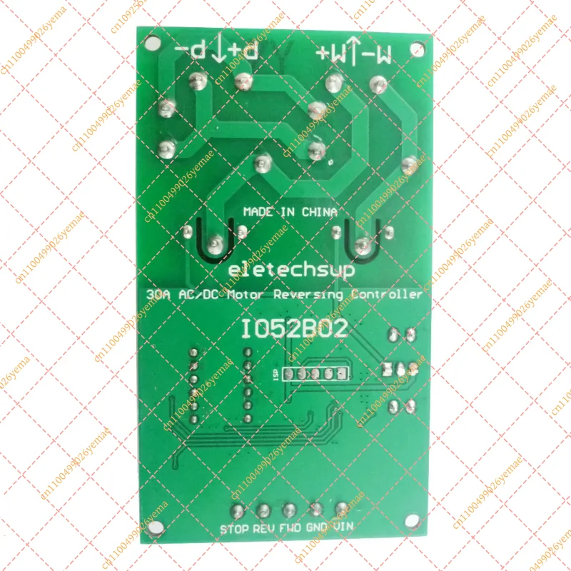 DC12V 30A Multi-functional Motor Forward and Reverse Controller Motor Start and Stop Controller Time Delay Limit Switch Relay