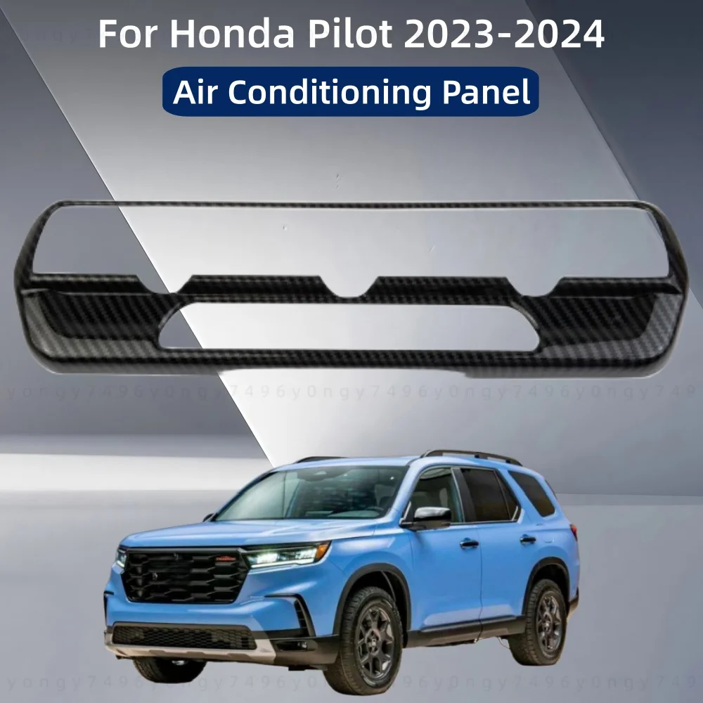 

Car Upgrade Stickers Air Conditioning Panel Trim Paste Style For Honda Pilot 2023-2024 Cars Modification Decoration Accessories