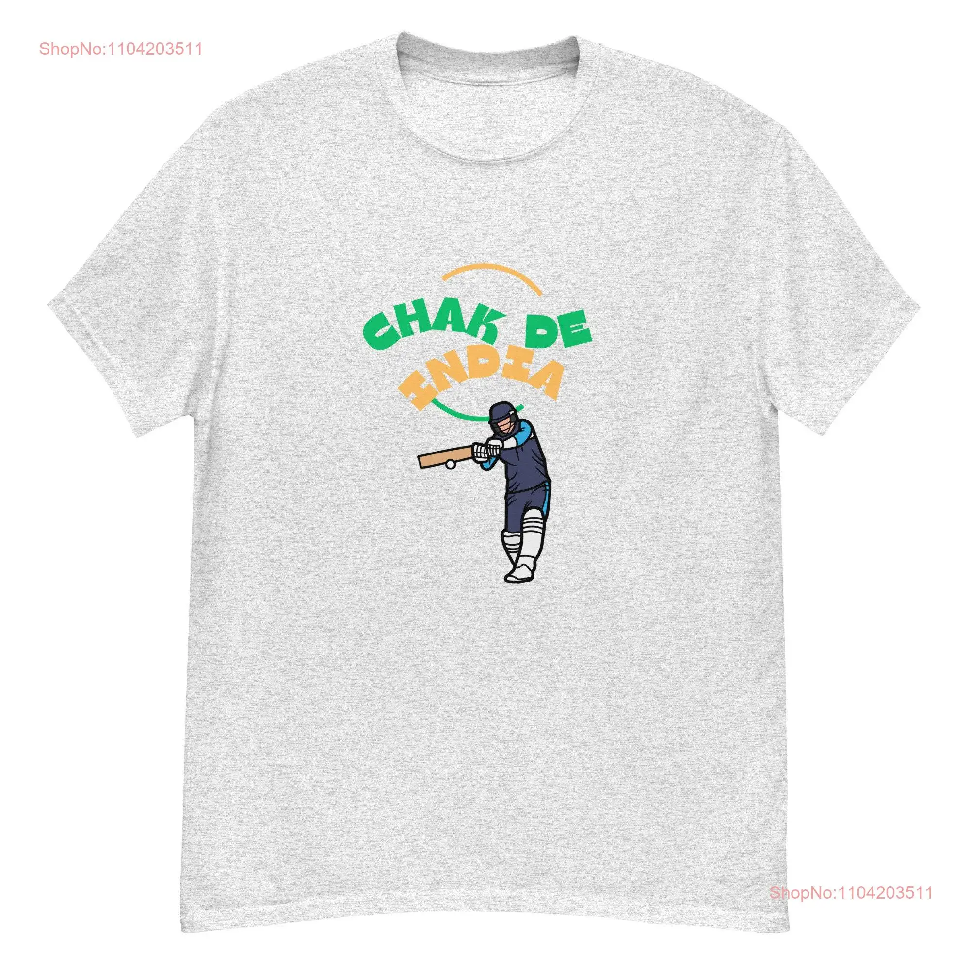 Indian Desi shirt chak de India t cricket slogans apparel funny gift south Asian long or short sleeves