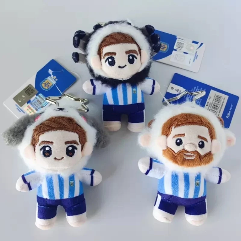 Llavero de Peluche de la Selección Argentina AFA, Bonito Colgante para Bolsa, Decoración, Souvenir para Fanáticos del Fútbol, para Uso Diario, para Adultos Amantes del Deporte