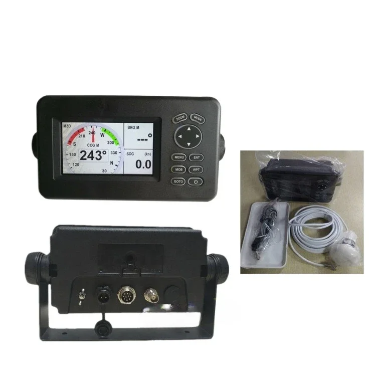 

HP-528A 4.3-inch Color LCD Chart Plotter Built-in Class B AIS Transponder Combo High Sensitivity Marine GPS Navigator