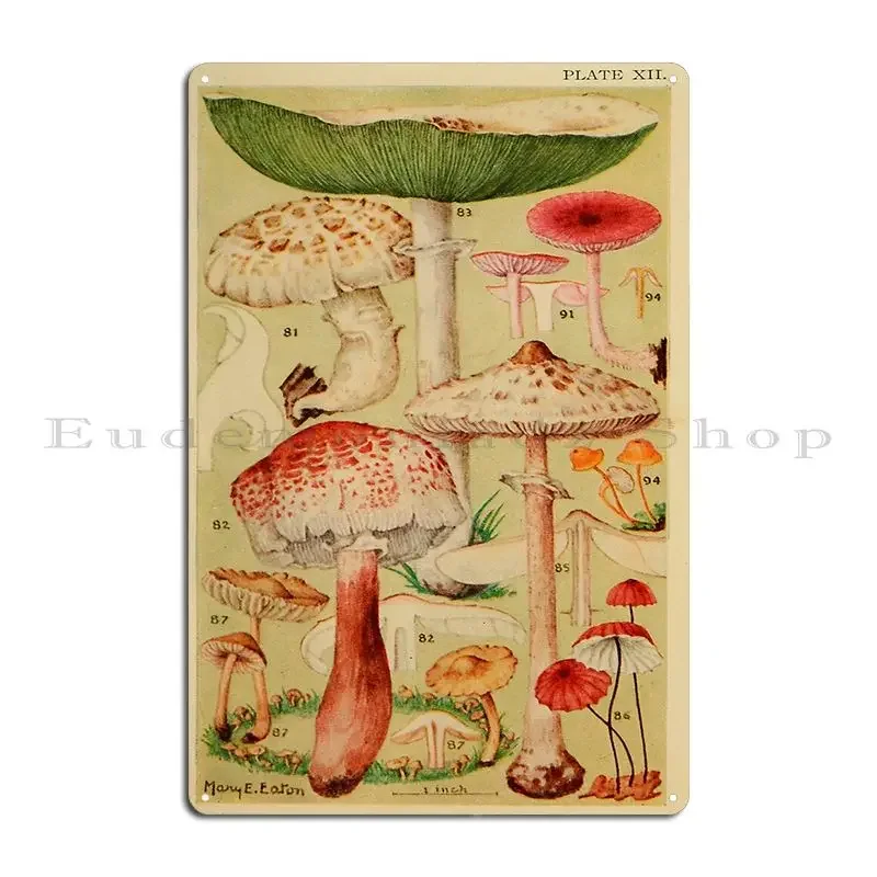 خمر الفطر لوحة معدنية ملصق تصميم جدار ديكور جدار جدارية سينما طباعة تين تسجيل ملصق #2