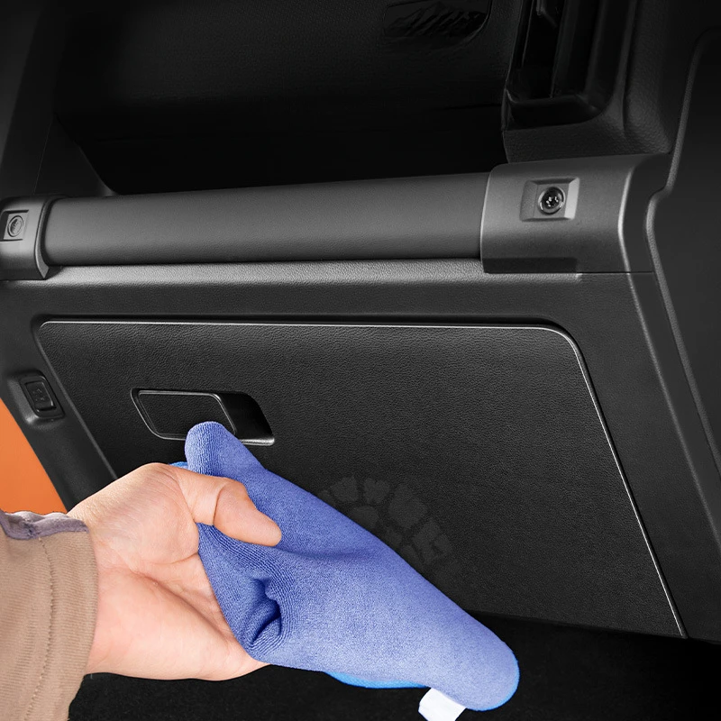 

Leather Brown Car Front Passenger Co-pilot Glove Box Anti Kick Pad Interior Car Accessories For Haval H9 2024-2025