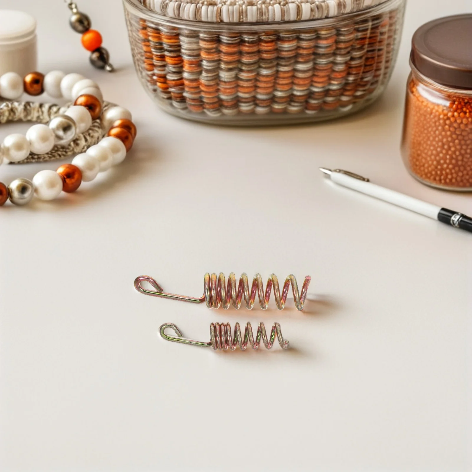 

2pcs Articulation Iron Bendable Hand Springs For Action Figure Joint Repair Replacement Miniature Compression Springs Making