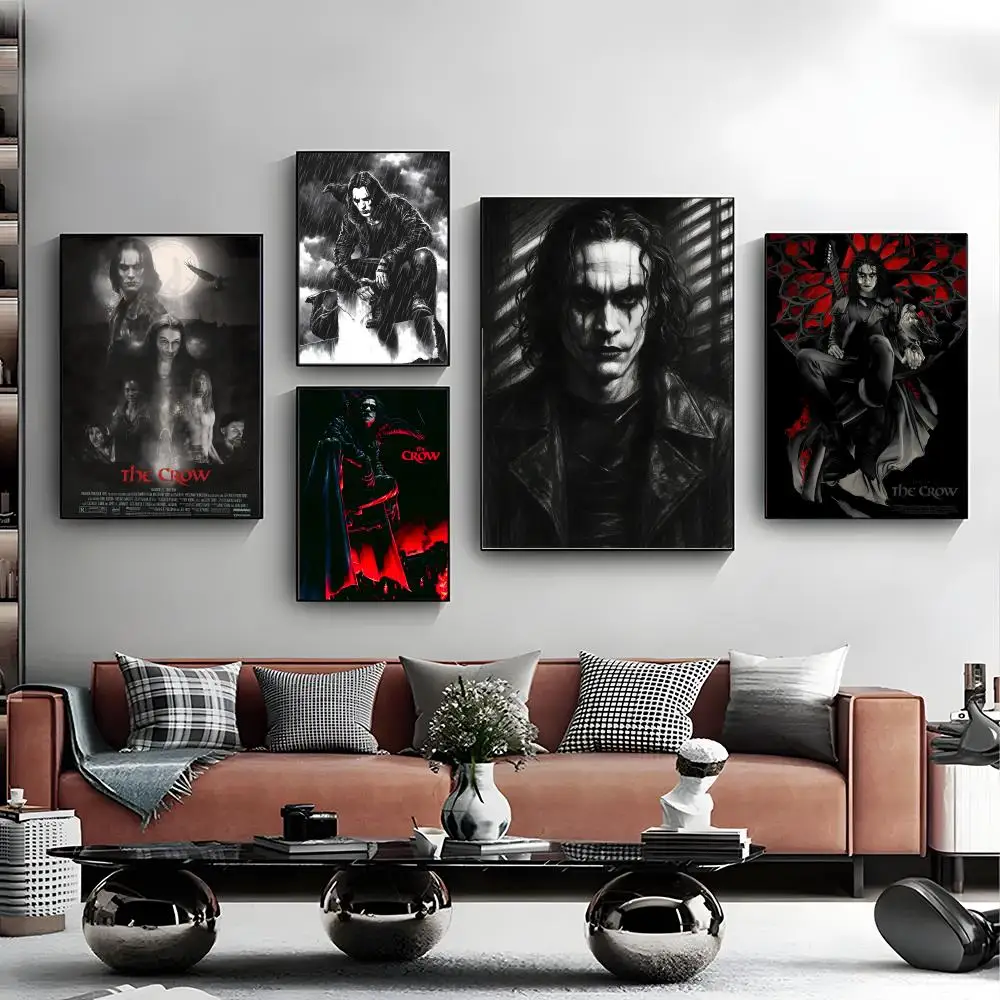 Gothic Superhero Classic The Crow Poster Canvas Wall Art Pri