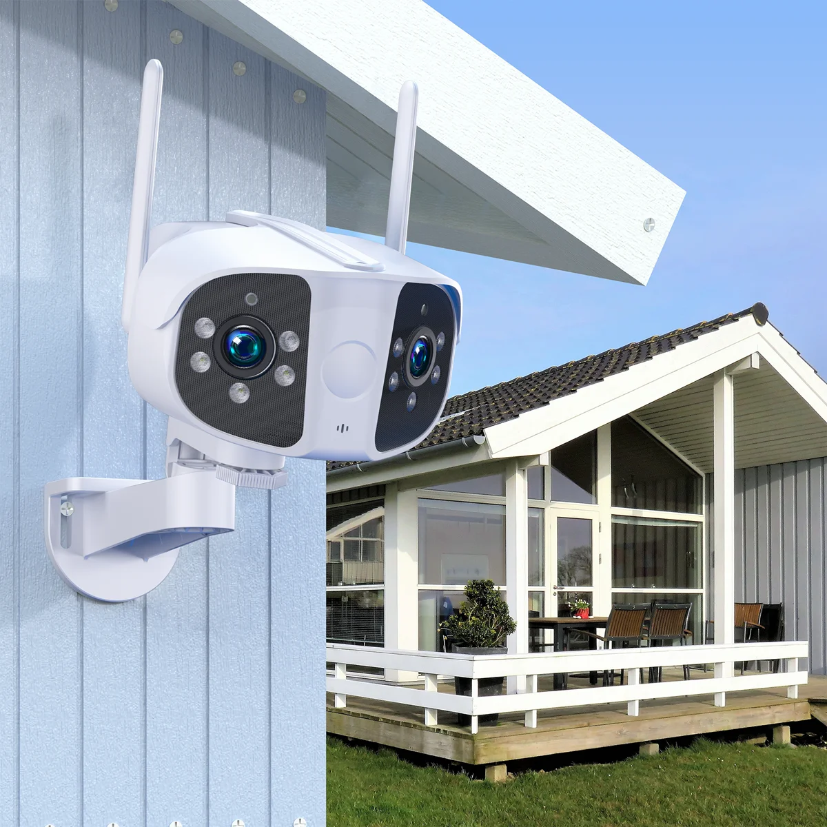 

4MP 1944P 180 градусов IPC360Home приложение с двойным объективом полноцветная IP-камера с ИИ-обнаружением человеческого фактора Домашняя безопасность CCTV радионяня