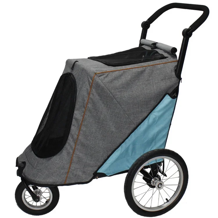 

3 Wheels Luxury Pet Stroller for Large Dogs