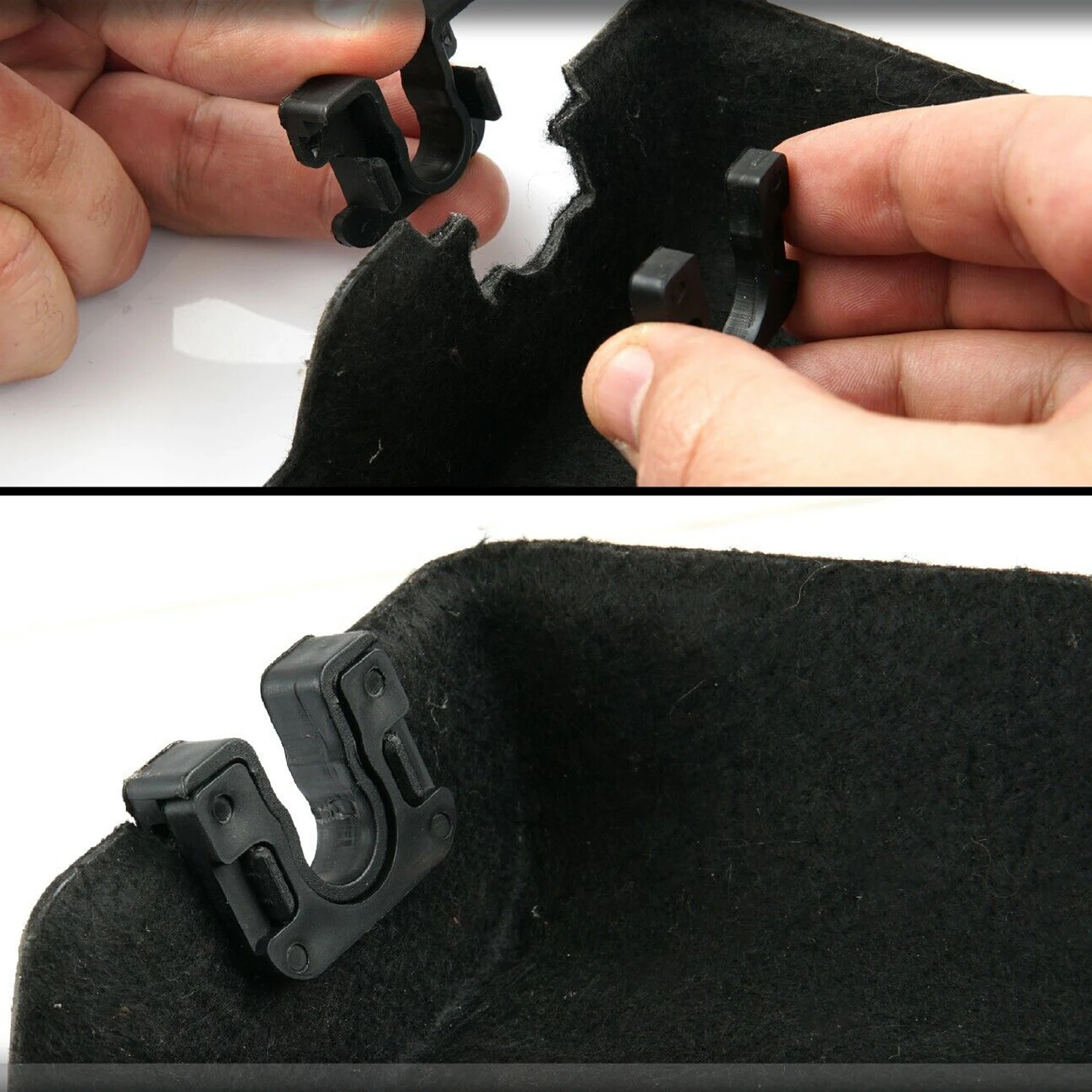 

For Nissan X-Trail Ford Trunk Buckle Car Luggage Compartment Partition Card Buckle Hanging Rope Partition Shock-Absorbing Pad