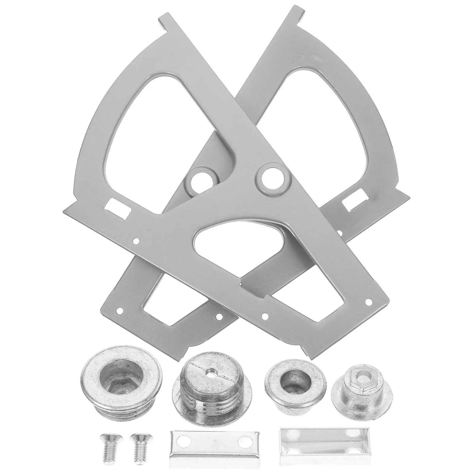 2Pcs Stainless Steel Shoe Cabinet Hinges Strong Load Capacity Turning Rack Replacement Fittings for Drawer Cabinet Flip