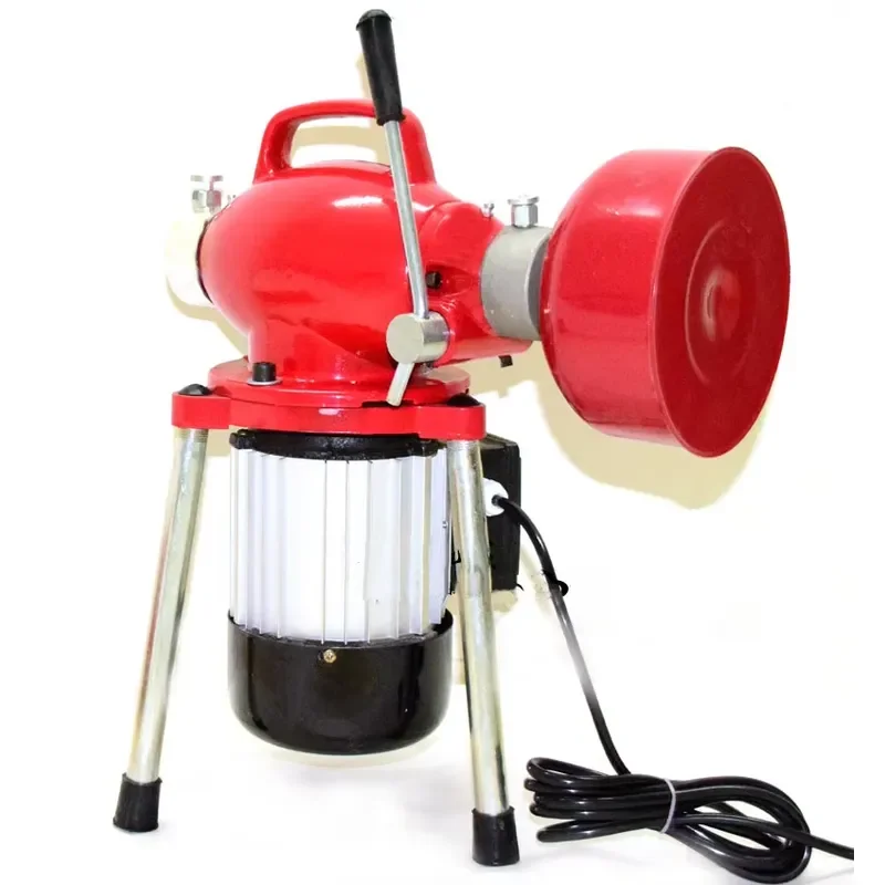 Electric Drain Snake Sewer Drainage Dredge Unblocking Pipeline Cleaning Machine