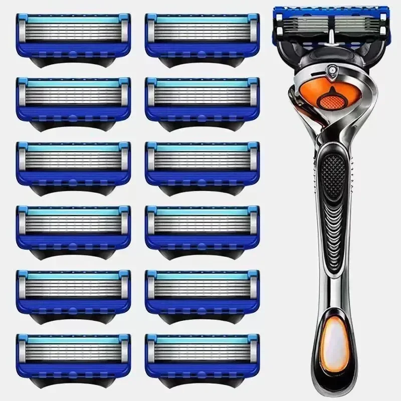 5-layer Razor Blades Replacement Vintage Wet Safety Skin Protection Classic Razor for Men's Shavers Shaving &Womens Hair Removal