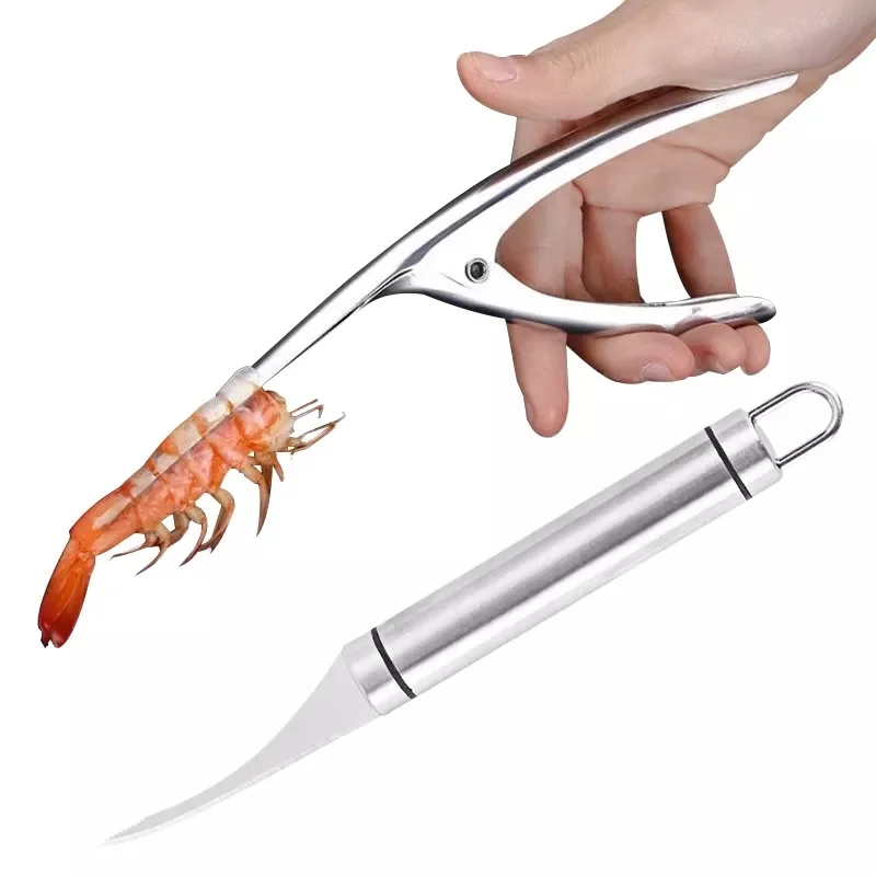 

2pcs Seafood Tools Shrimp Stripper Shrimp Peeler Prawn Line Cutter Cleaning Shrimp Line Shell Clean Cutter Kitchen Accessories