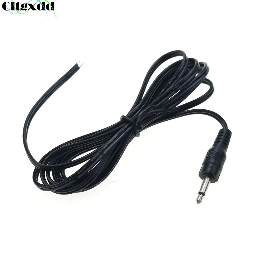 Cltgxdd 2 Pole 3.5mm Mono Stereo Headset Male Plug With Cable 3.5 mm Audio Jack Adapter Connector Length:1.5m