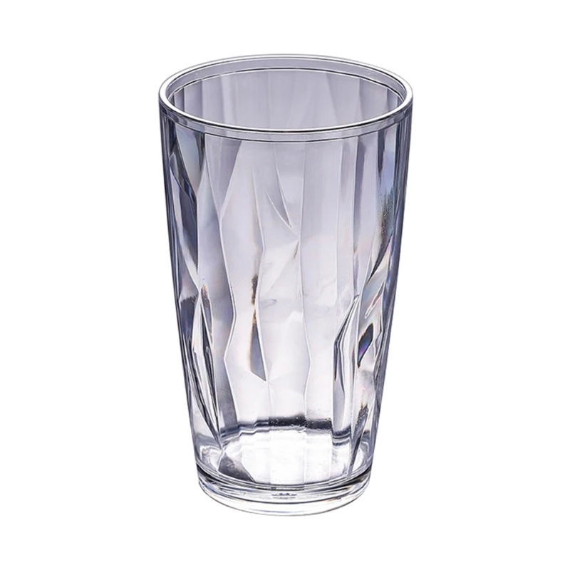 Shatterproof Acrylic Water Tumblers 490ml Unbreakable Drinking Glasses Reusable Beer Champagne Cup Dishwasher Safe DropShipping