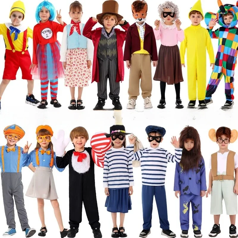 

Хэллоуин, Всемирный день чтения, Костюм для ролевых игр в детском саду, Костюм для сценического выступления на шестом этапе, Традиционный китайский...