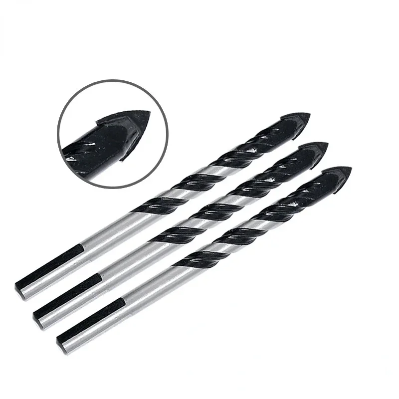 

3-12mm Multifunctional Glass Metal Tile Drill Bit Triangle Diamond Drill Set Ceramic Concrete Brick Wood Punching Hole Saw Drill