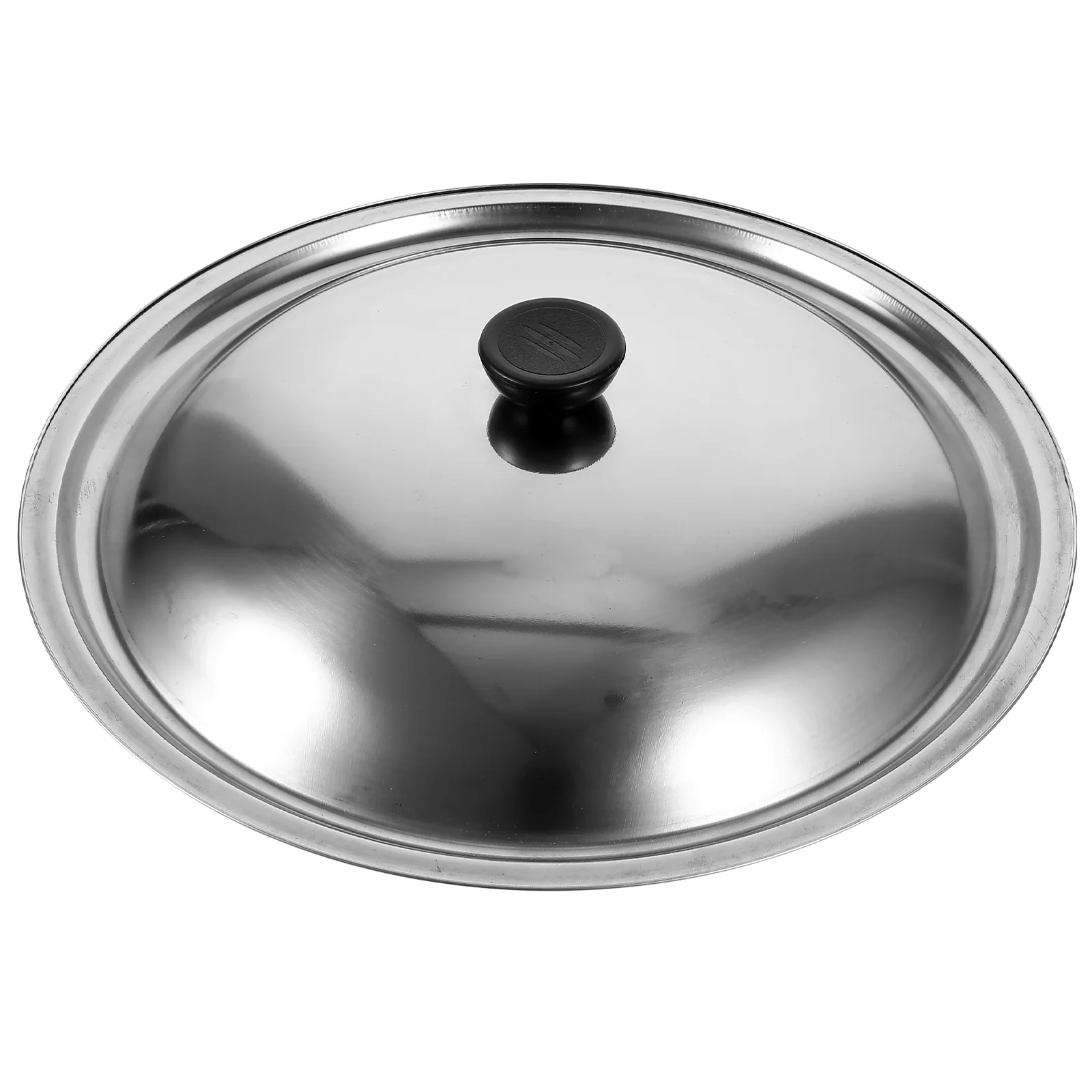 

Pot Cover Skillet Lid Stainless Steel Pans Wok Universal Cookware Kitchen Lids Grease Splatter for Frying