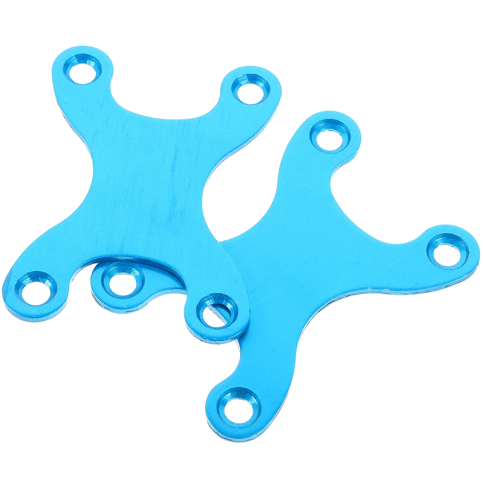2 Pcs Skateboard Bridge Gasket for Beginners Anti-sink Support Aluminum Hardware Repairing Four Holes Convenient Fixing