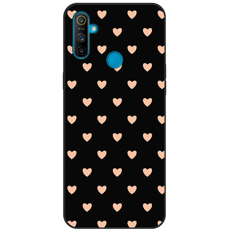 For Realme C3 Case Cover Soft Silicone TPU Patterned Back Cover For OPPO Realme C3 RMX2020 C 3 RealmeC3 Cartoon Phone Case Funda