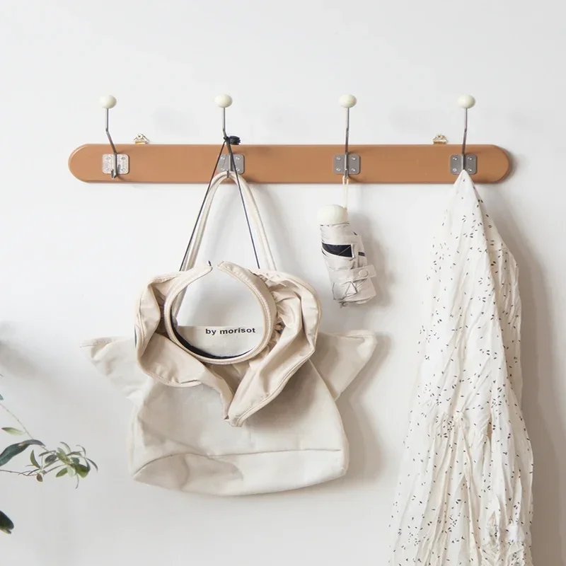 衣類や帽子用の無垢材の壁掛けフック,レトロな韓国の家の装飾,衣料品店用の装飾フック