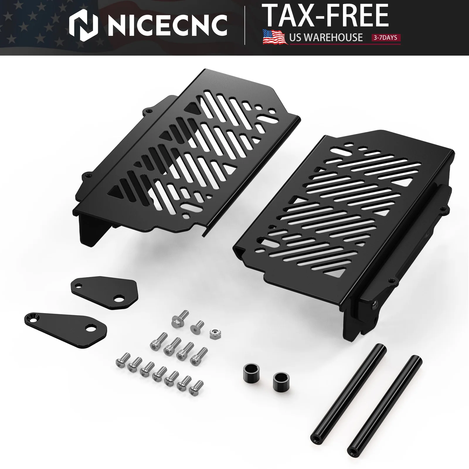 

For Husqvarna TE 300 FE 250 FE 350 FE 450 501 2017-2019 TC 125 FC 250 FC 450 TX 300 2016-2019 For KTM EXC 300 Radiator Guards