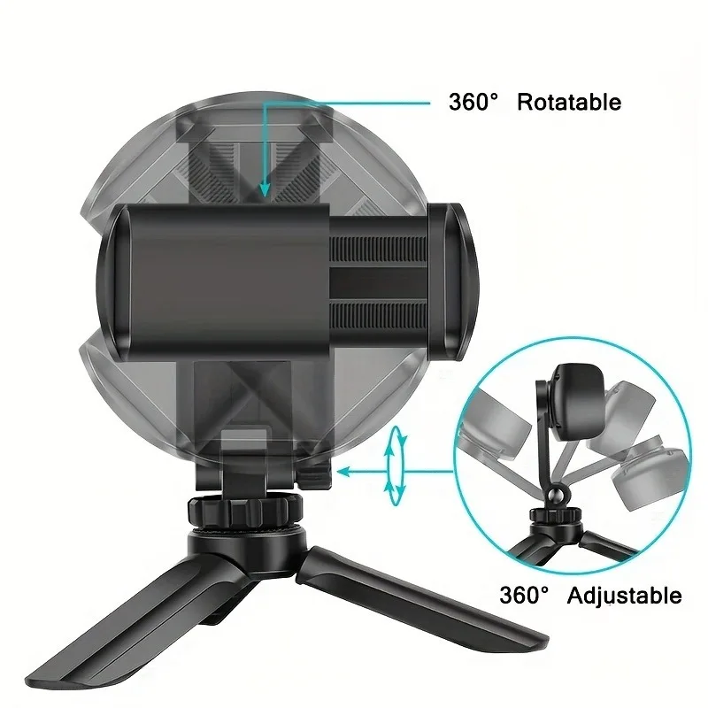 Portable Tripod Mini Desktop Tripod Suitable For IPhone Samsung Multi-angle Adjustment Smartphone Live Camera Stabilizer Bracket