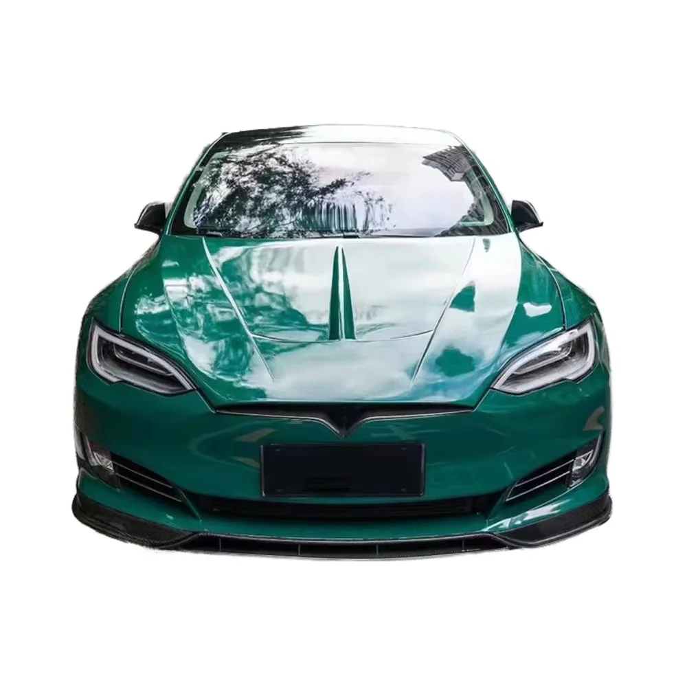 

New Tes Model S Carbon Fiber Hood Engine Hood and Body Kit for Enhanced Performance