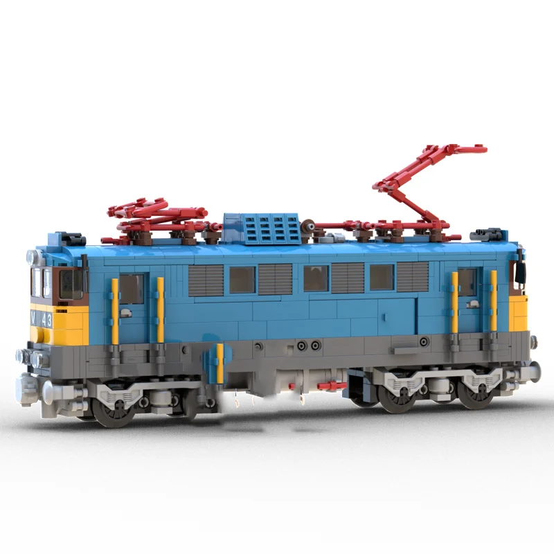 Railway Train Model Moc Building Blocks MAV 43 Train Model Technology Brick DIY Assembly Construction Toy Holiday Set Gifts