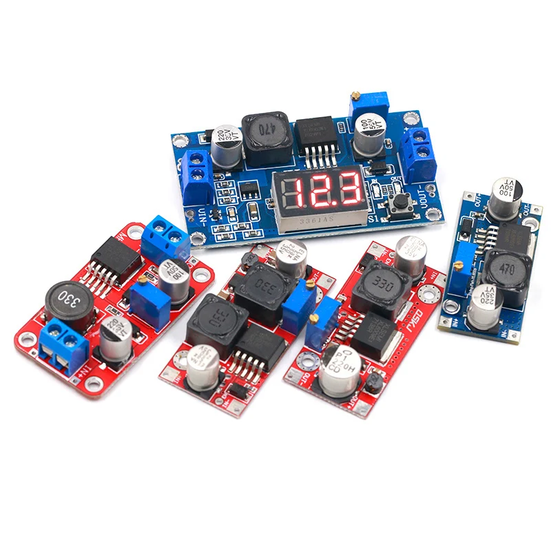 XL6009 DC-DC Boost power supply regulator Output adjustable 5V/6/9/12V to 24v with 4A digital display