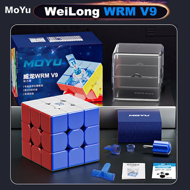 MOYU WEILONG WRM V9 Magnetic Magic Cube Maglev 3x3 Professional 3×3 Speed Puzzle Zabawki dla dzieci Prezent 3x3x3 Speedcube Cubo Magico