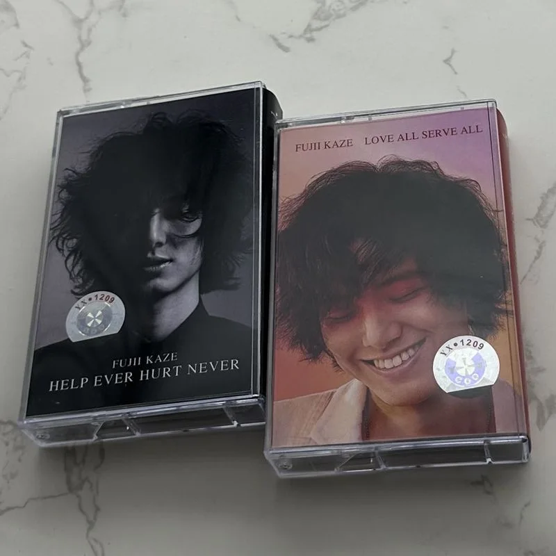 New Fujii Kaze Music Tape LOVE ALL SERVE ALL Album HELP EVER HURT NEVER Cosplay Cassettes Soundtracks Box Car Walkman Tape Gifts