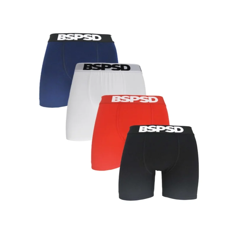 

4-х предметные хлопковые мужские боксеры, однотонные дышащие трусы-боксеры, плотные боксеры, нижнее белье, мужские эластичные мужские трусы, плавки